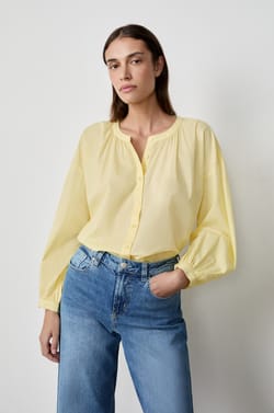 Chemise manches longues en coton;${refinementColor}