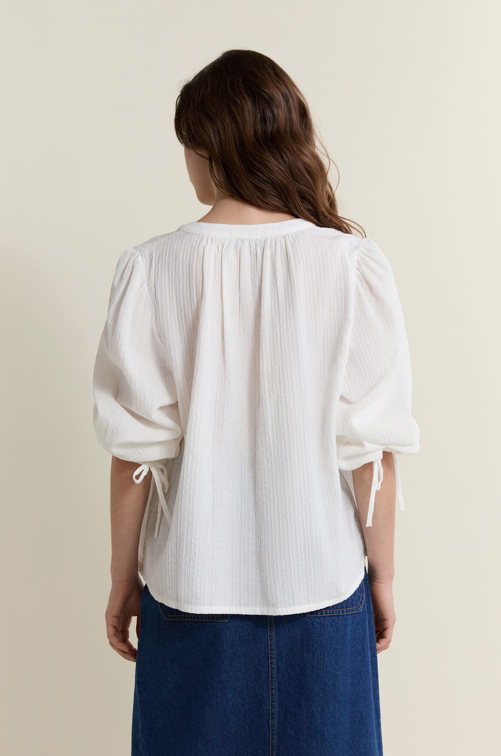 Textured Cotton Shirt;${refinementColor}