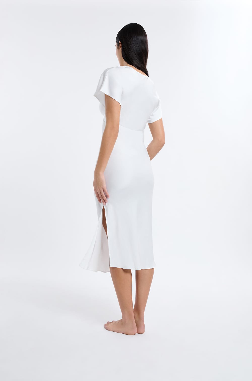 Long Satin Nightdress;${refinementColor}