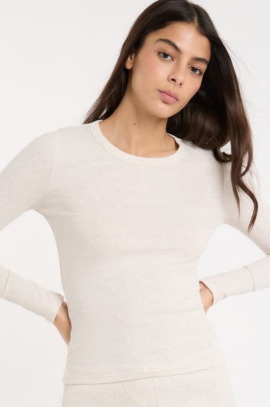 Round Neck Pyjama T-shirt with Cotton;${refinementColor}