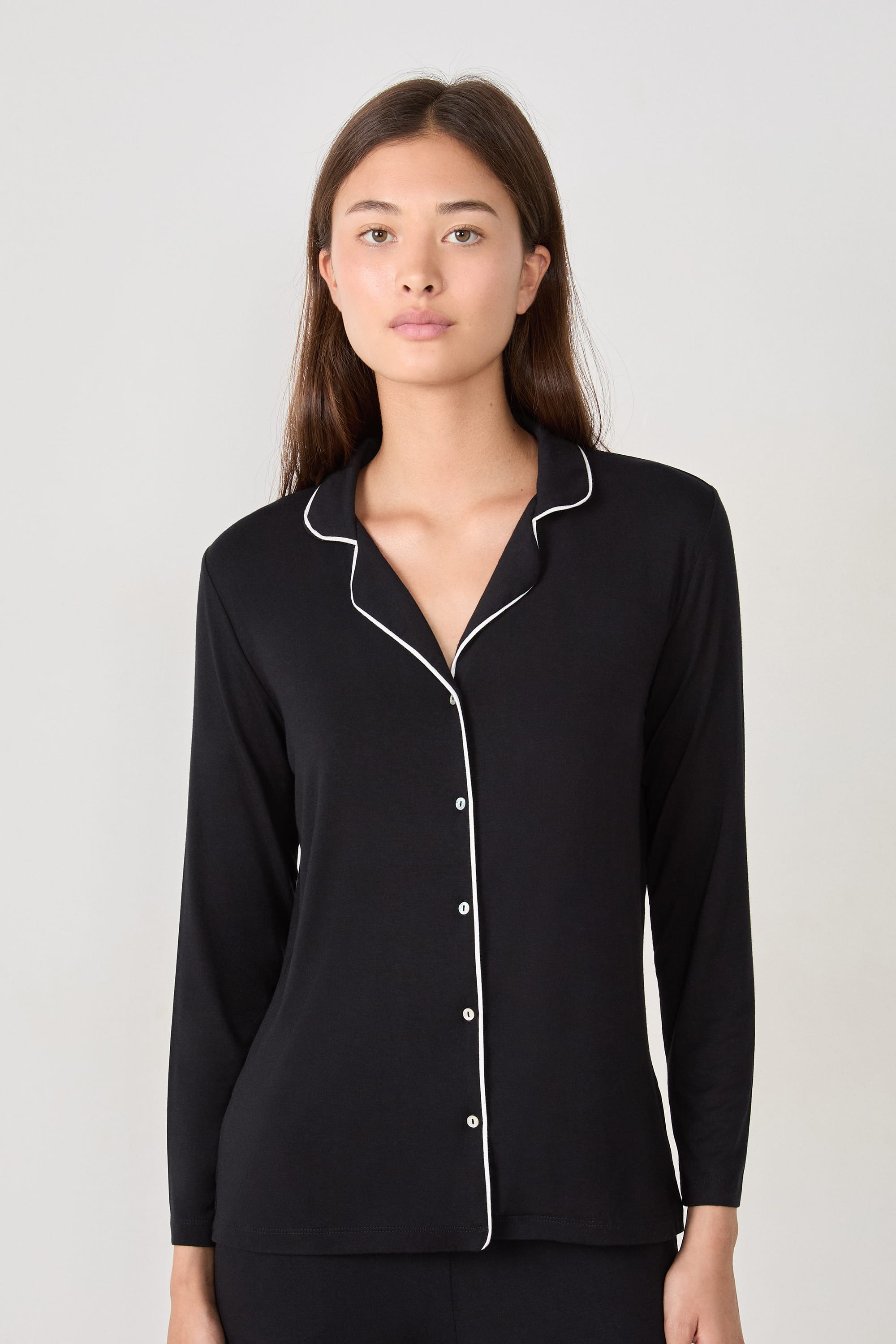 chemise de pyjama manches longues