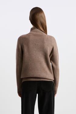 High Neck Sweater;${refinementColor}