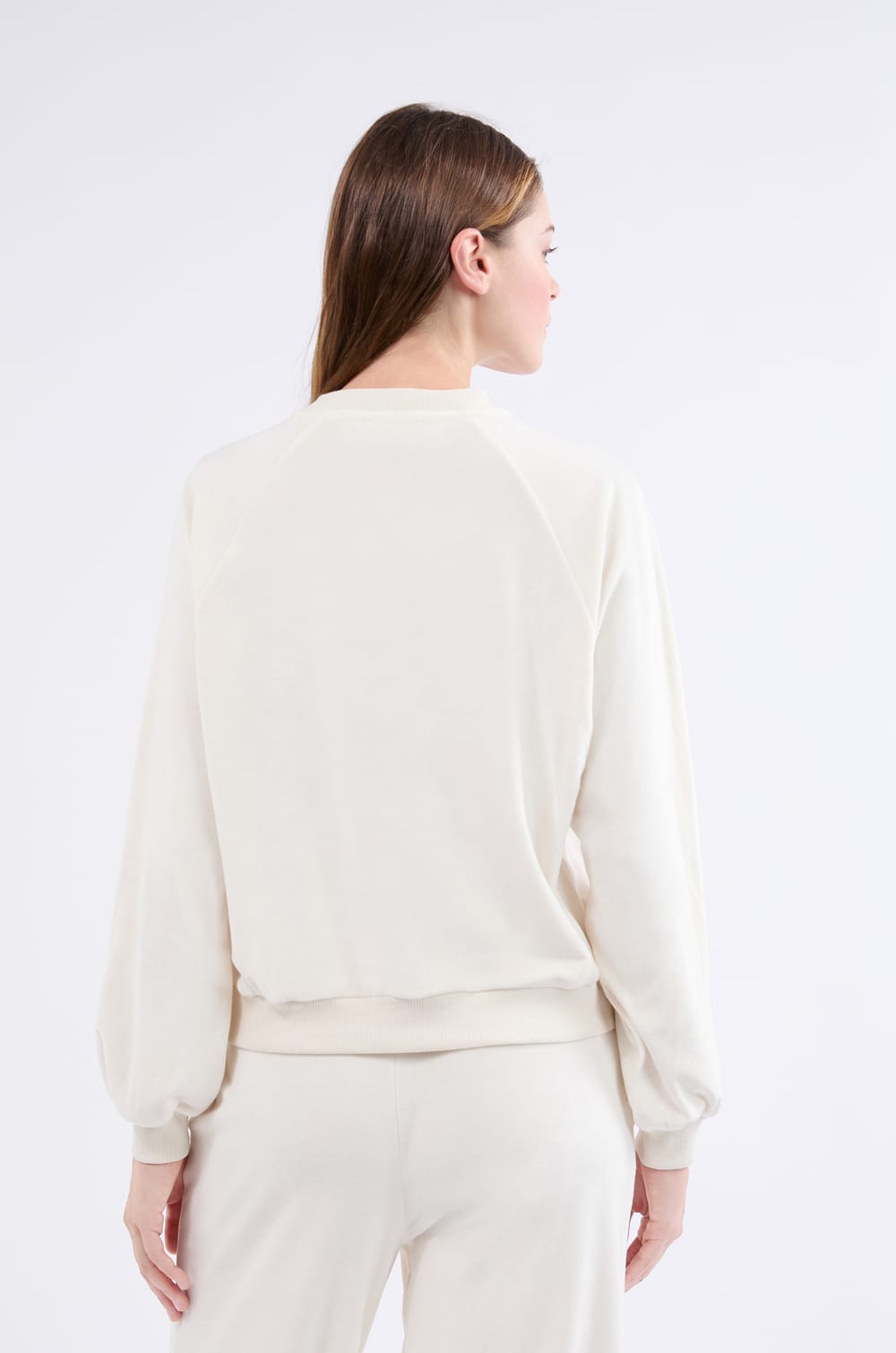 Sweatshirt de pyjama à manches longues;${refinementColor}