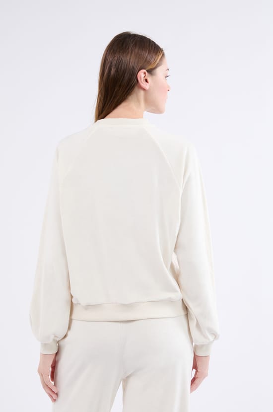 Sweatshirt de pyjama à manches longues;${refinementColor}