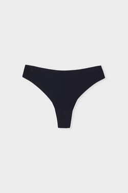 High-leg Tanga in Microfiber;${refinementColor}