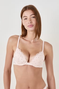 Bra No.2 - The plunge push-up bra with embroidery;${refinementColor}