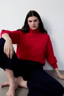Turtleneck Sweater;${refinementColor}