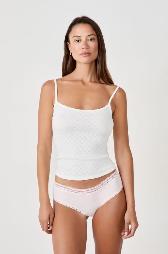 Microfibre Boyshort with Lace Details;${refinementColor}