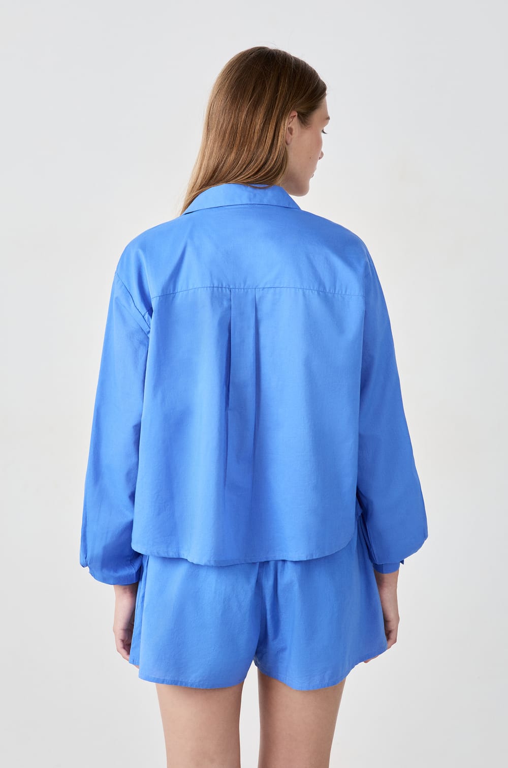 Chemise de pyjama en coton;${refinementColor}
