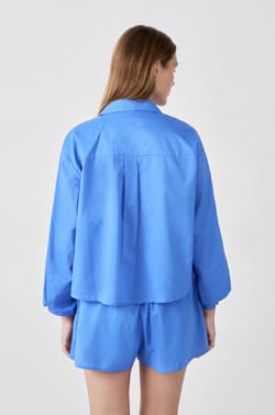 Chemise de pyjama en coton;${refinementColor}