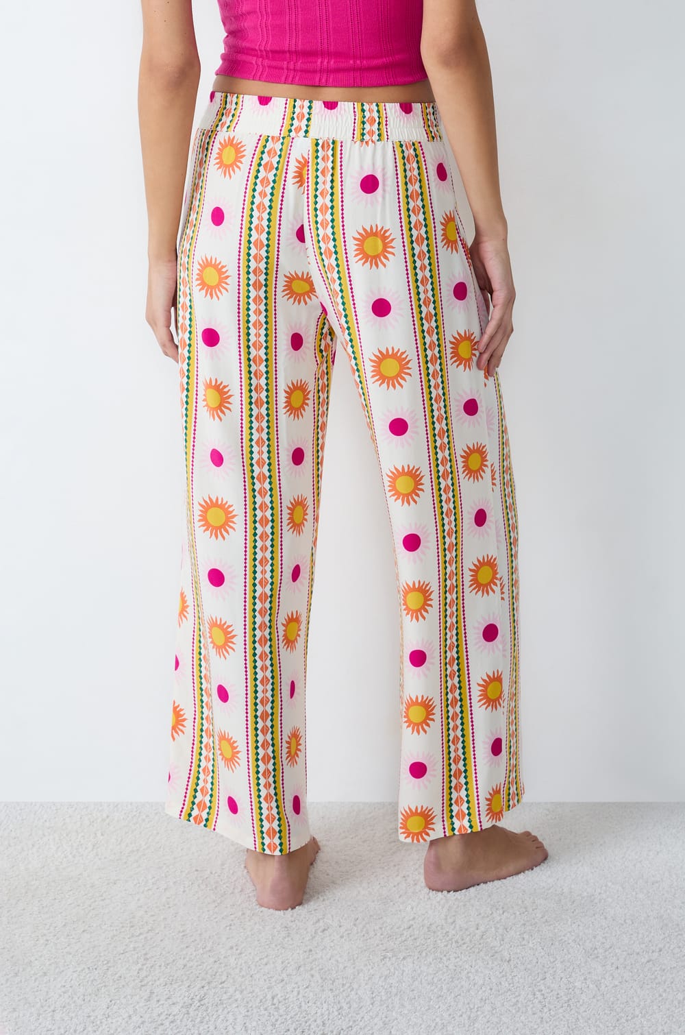 Pantal&oacute;n de pijama estampado;${refinementColor}