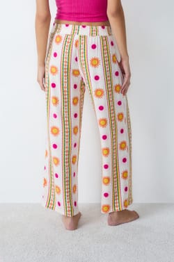 Pantal&oacute;n de pijama estampado;${refinementColor}