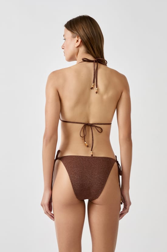 String Bikini Bottom Iridescent Swimwear;${refinementColor}