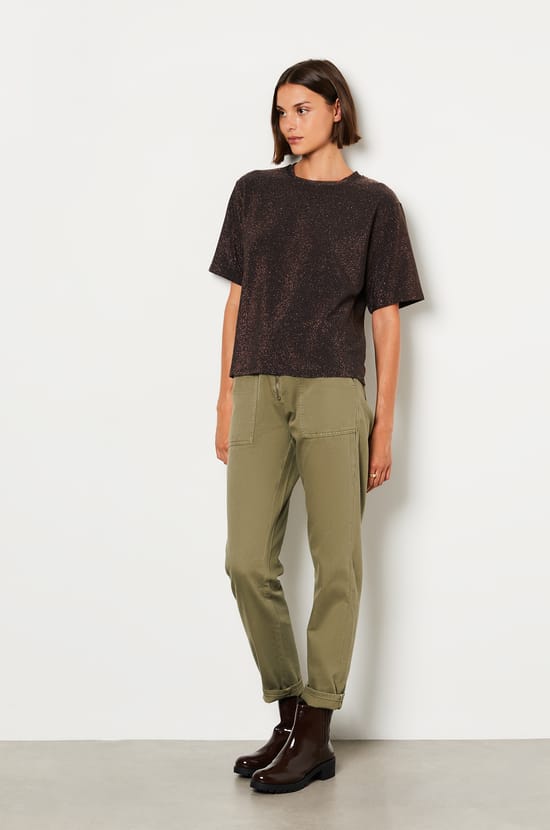 T-shirt manches courtes irisé;${refinementColor}