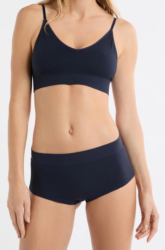 High-Waist Tanga Boyshort;${refinementColor}