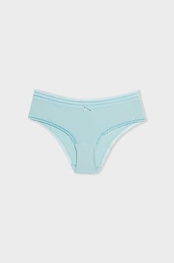 Szorty z mikrofibry z koronkowymi detalami;${refinementColor}