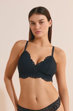 Soutien-gorge N.8 - Le triangle sans armatures en dentelle;${refinementColor}
