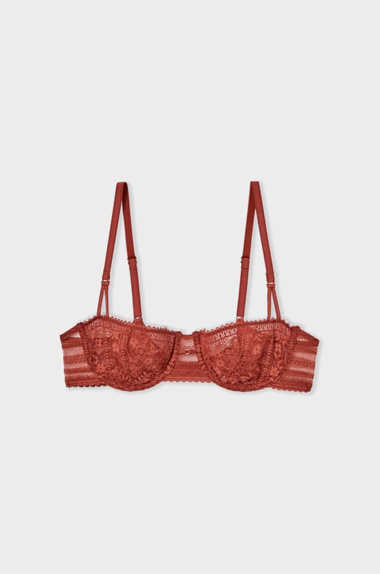 Sujetador N.  9 - Balconnet de encaje;${refinementColor}