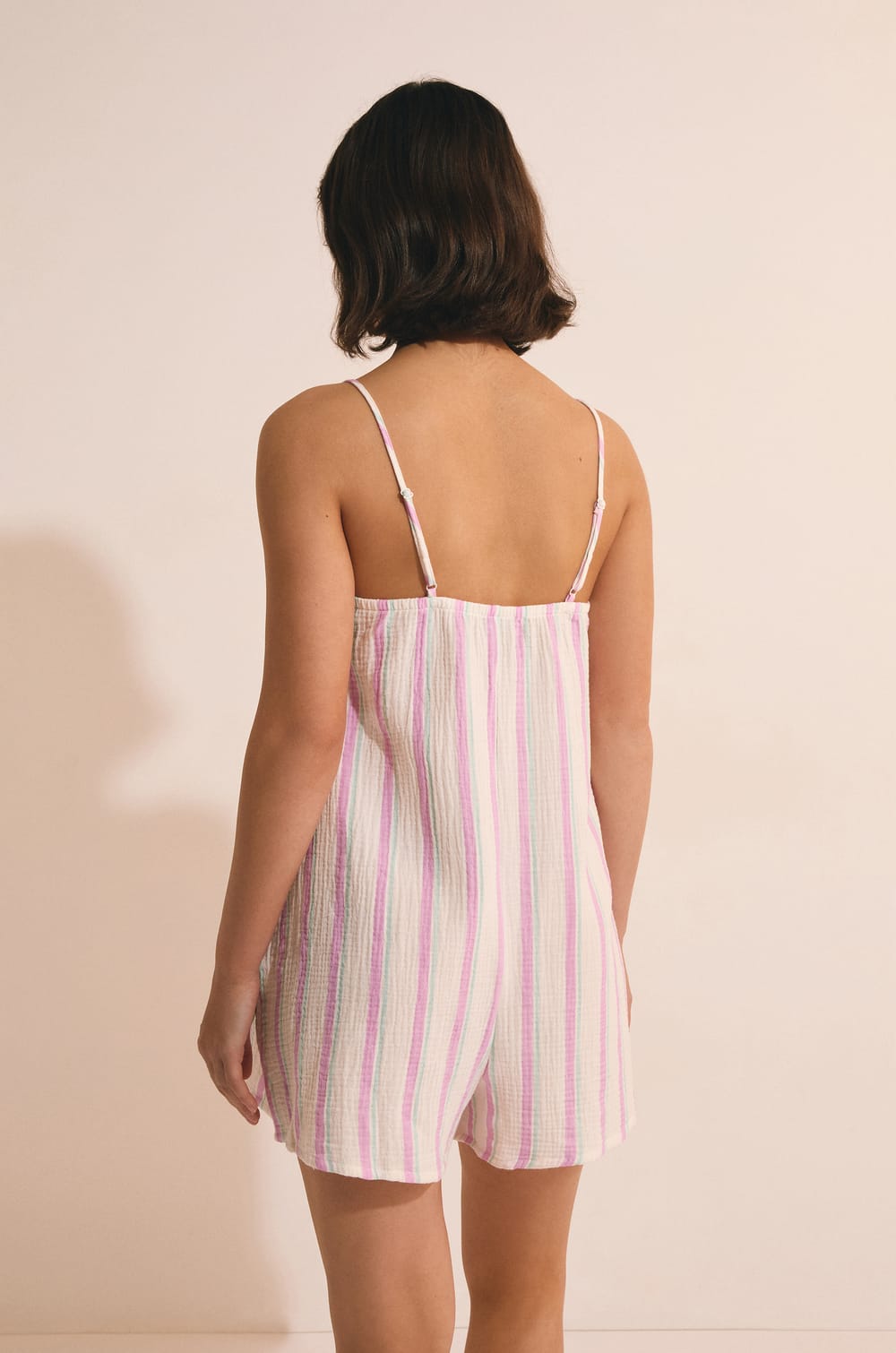 Combishort en coton;${refinementColor}
