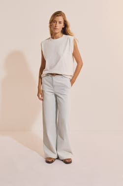 T-shirt sans manches en coton;${refinementColor}