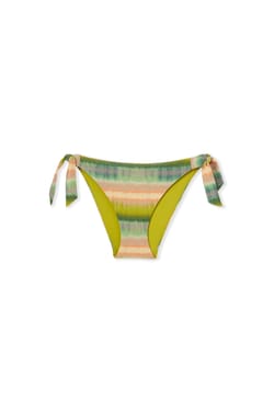 Bas de maillot de bain bikini &agrave; nouer imprim&eacute; paillet&eacute;;${refinementColor}