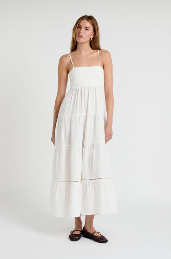 Long Fluid Dress;${refinementColor}