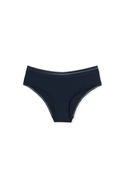 Boyshort in Microfiber with Lace Details;${refinementColor}