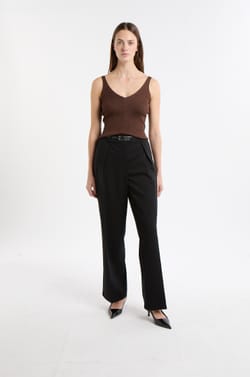 Débardeur côtelé irisé;${refinementColor}