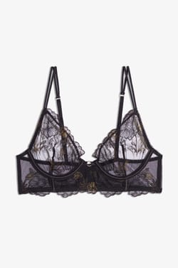 Bustier with Iridescent Embroidery;${refinementColor}