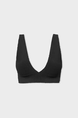 Haut de maillot de bain triangle en mati&egrave;re extensible;${refinementColor}