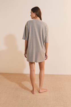 Chemise de nuit en coton;${refinementColor}