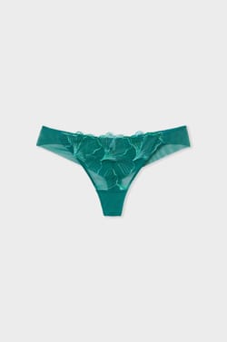Tanga en broderie;${refinementColor}