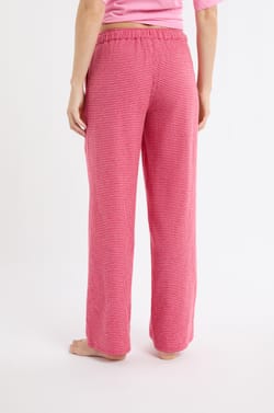 Pantalon de pyjama à carreaux en coton;${refinementColor}