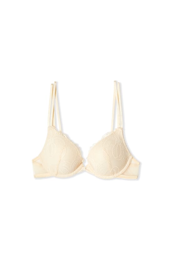 Soutien-gorge N.2 - Le push-up plongeant en dentelle;${refinementColor}