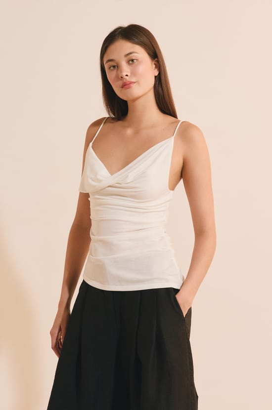 Top col V drap&eacute;;${refinementColor}