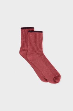 Chaussettes brillantes avec coton;${refinementColor}