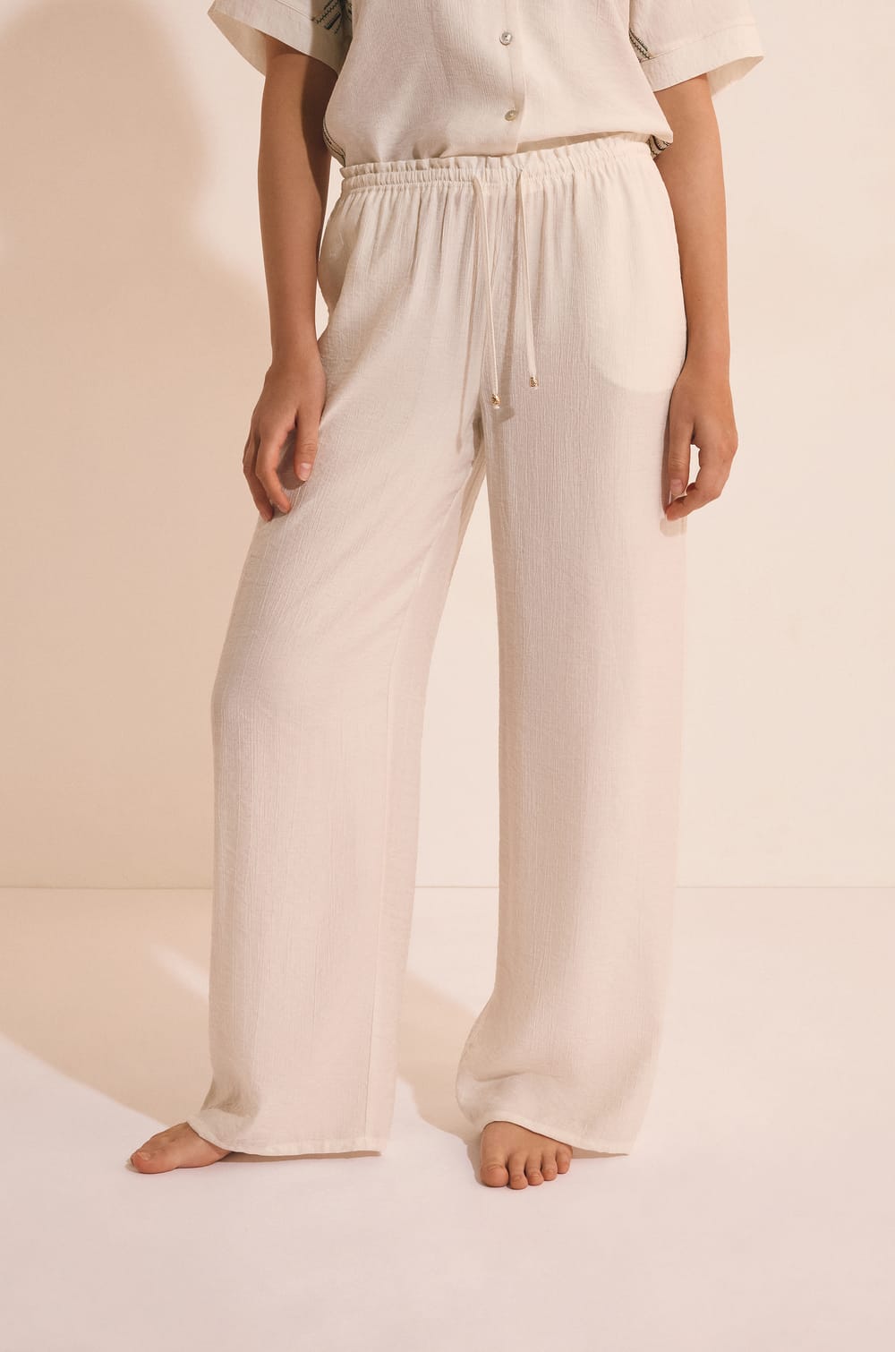 Pantalon de pyjama &eacute;lastiqu&eacute;;${refinementColor}