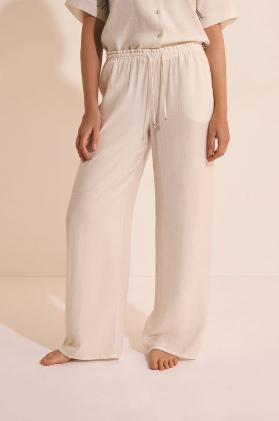 Pantalon de pyjama &eacute;lastiqu&eacute;;${refinementColor}