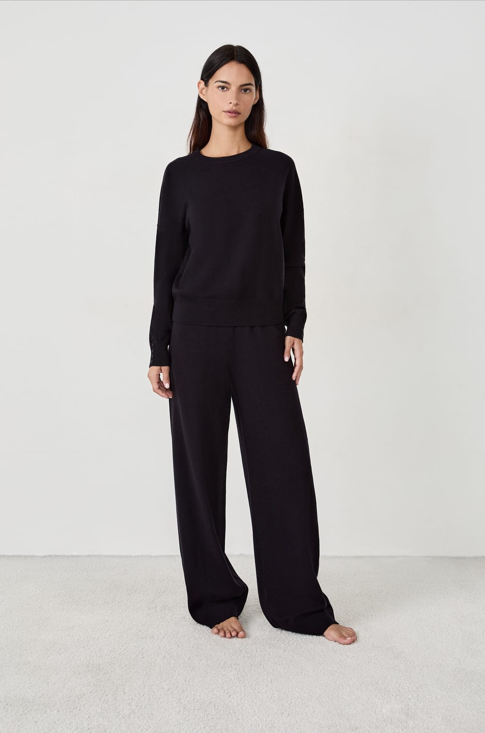 Pull col rond manches longues;${refinementColor}