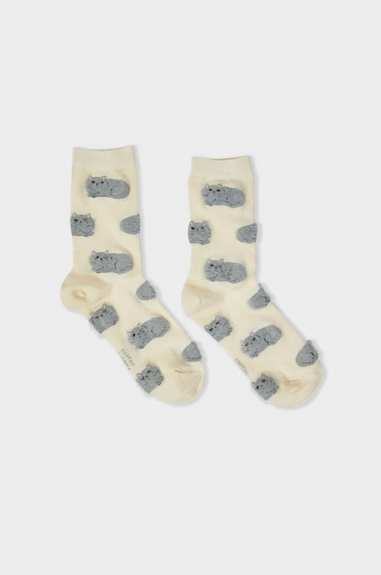 Chaussettes à motifs chats Coucou Suzette;${refinementColor}