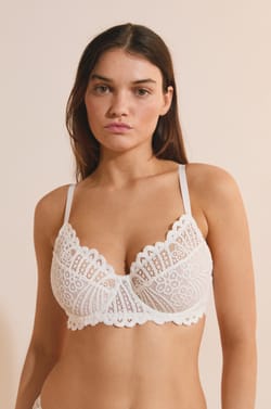 Soutien-gorge minimizer en dentelle;${refinementColor}