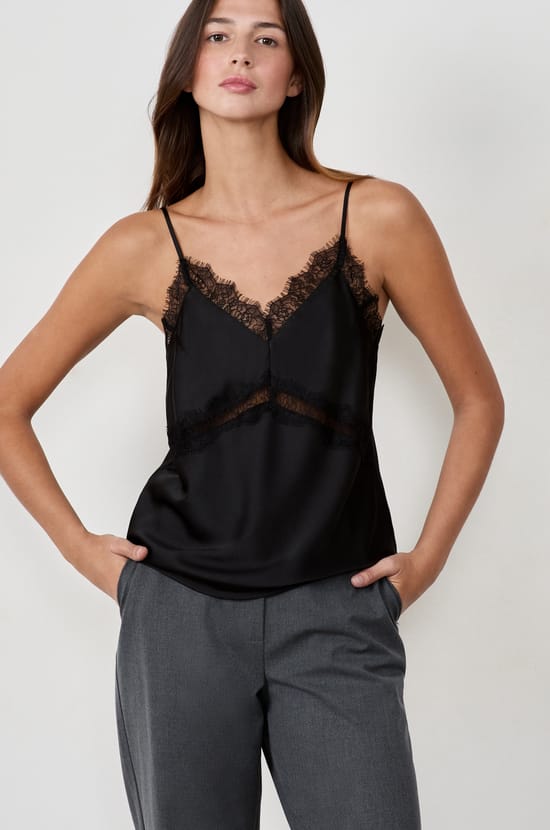 Lace Collar Camisole;${refinementColor}