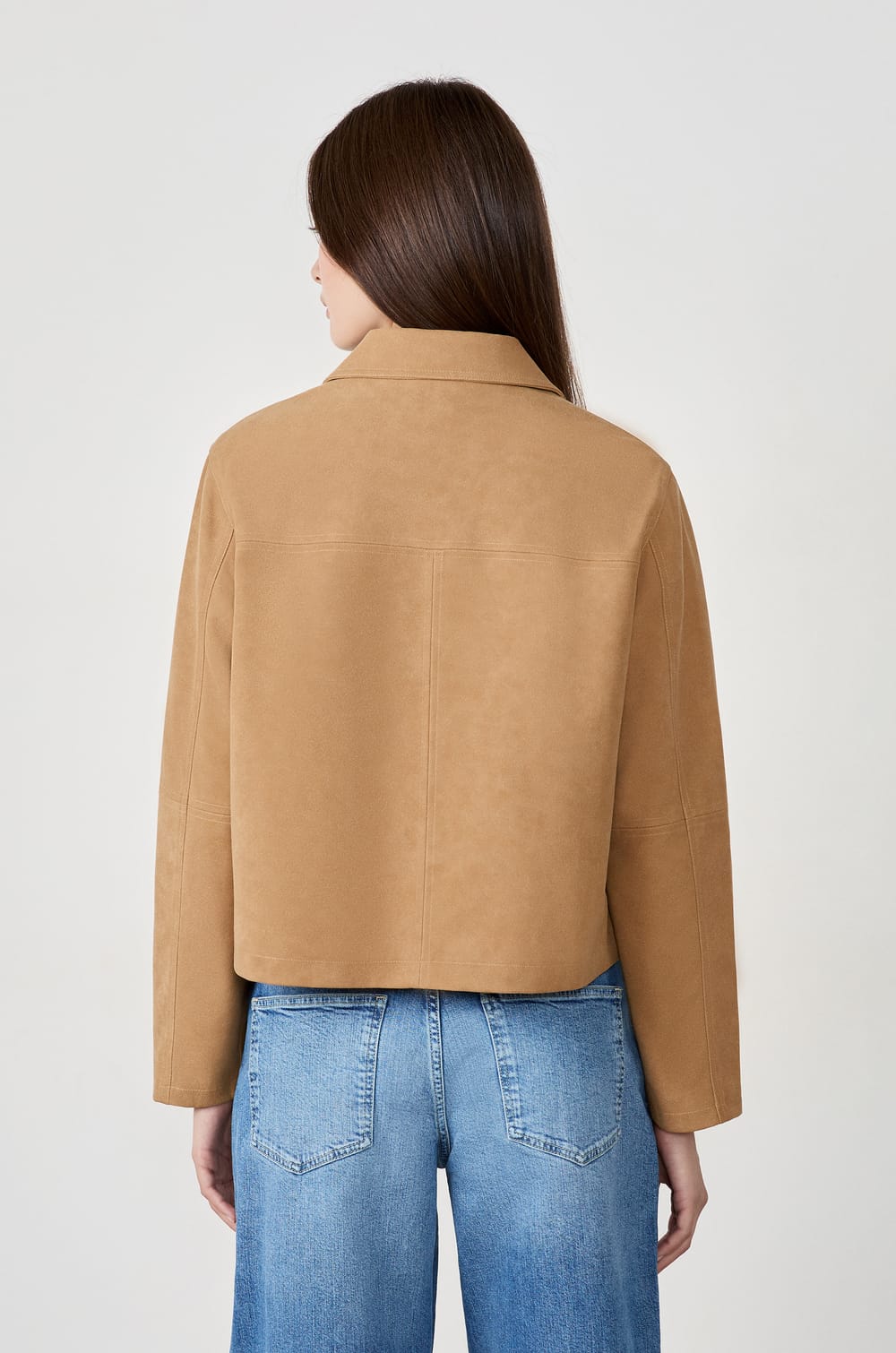 Veste effet suèdine;${refinementColor}
