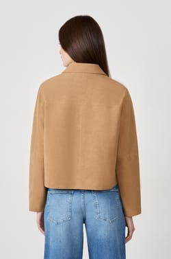 Veste effet suèdine;${refinementColor}