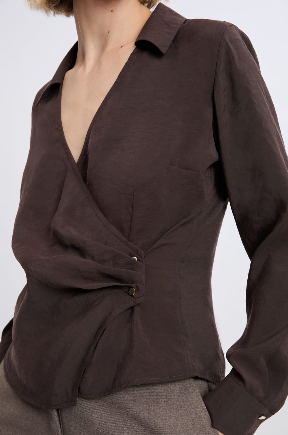 Chemise cache-c&oelig;ur;${refinementColor}