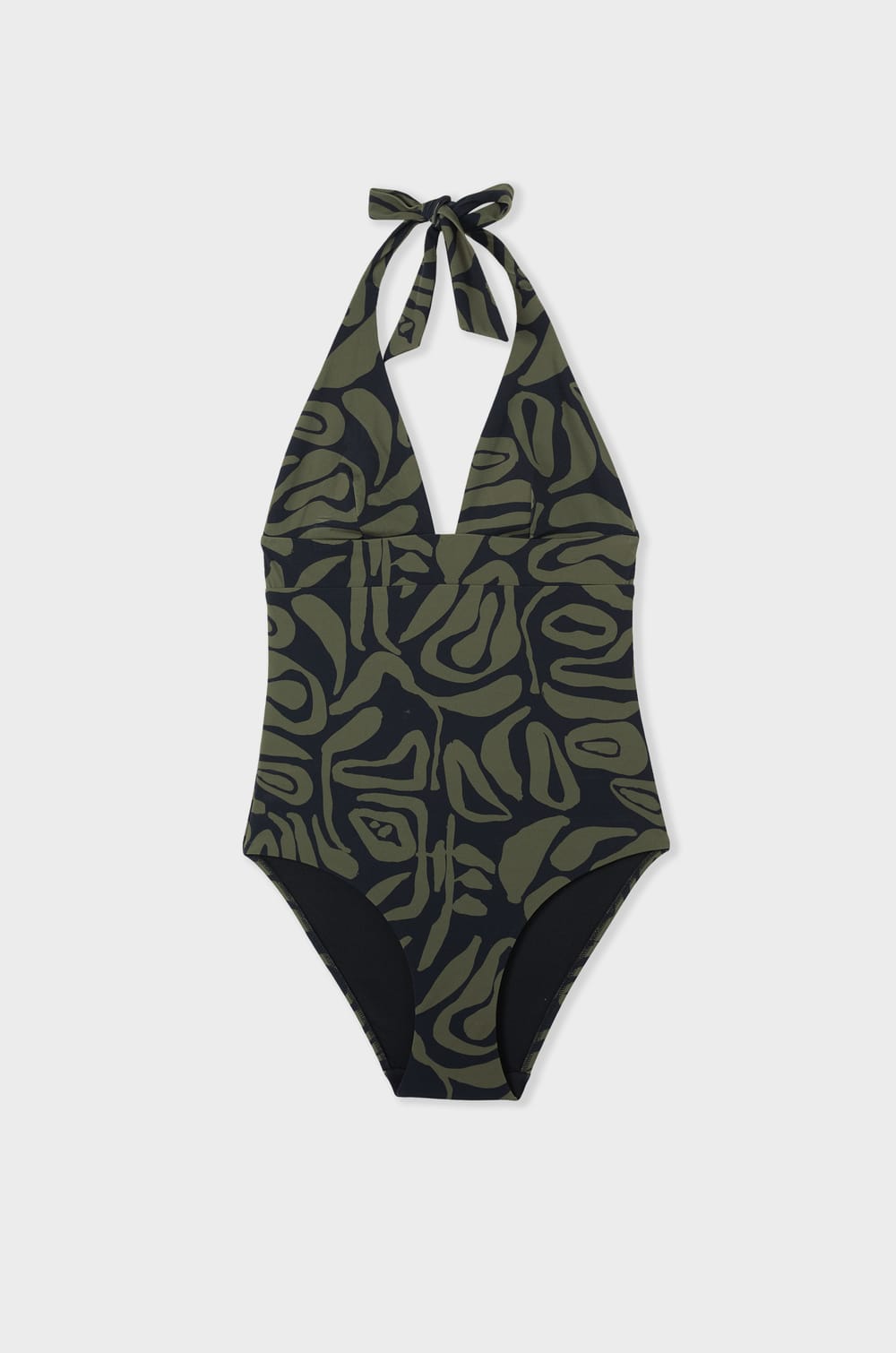 Maillot de bain 1 pièce gainant à motif;${refinementColor}