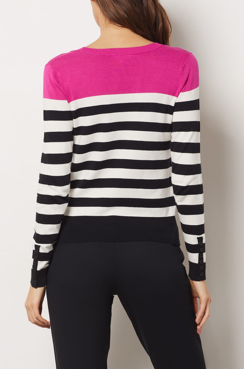 Pull Jean-Paul Gaultier Vintage Taille L – Tricolore Col V, Laine Et Mohair