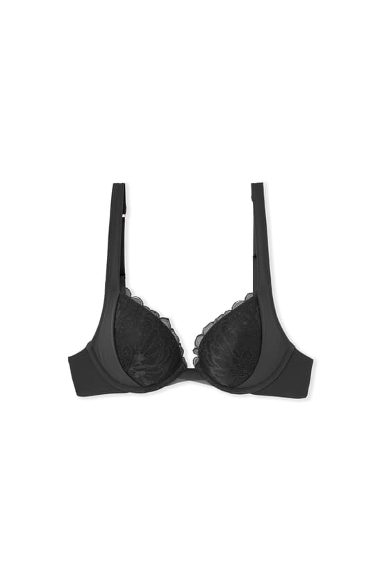 Bra N.2 - The Plunge Push-up in Lace;${refinementColor}