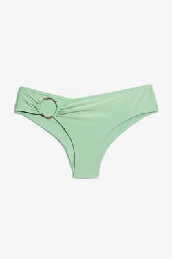 Ring Detail Triangle Bikini Top;${refinementColor}
