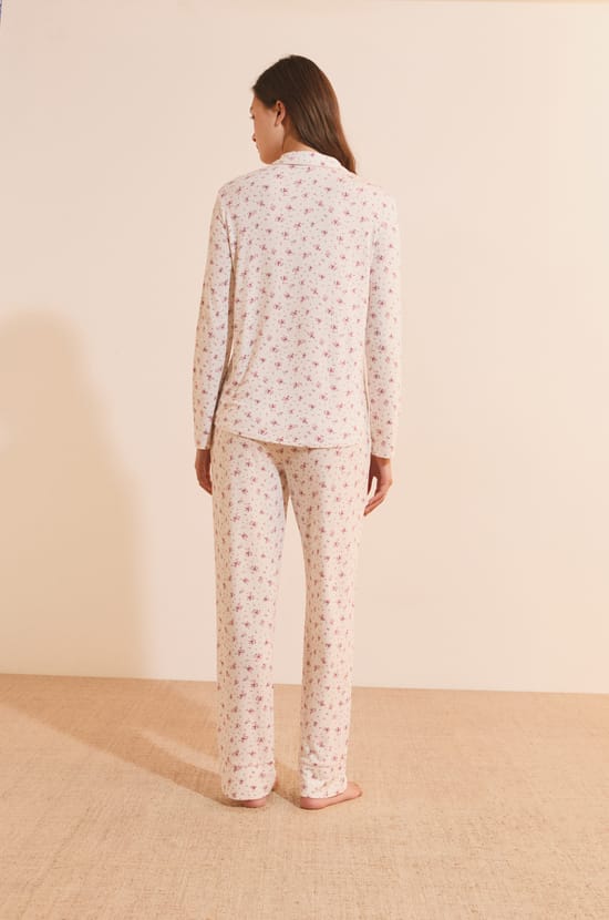 2-delige pyjamaset met lange mouwen;${refinementColor}
